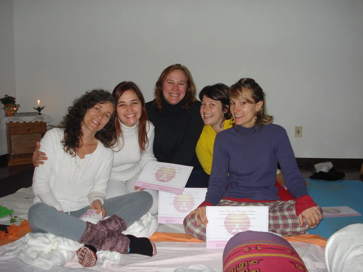 grupo de julho de 2009 Gisele, Melina, Danusa, Samira e Carol